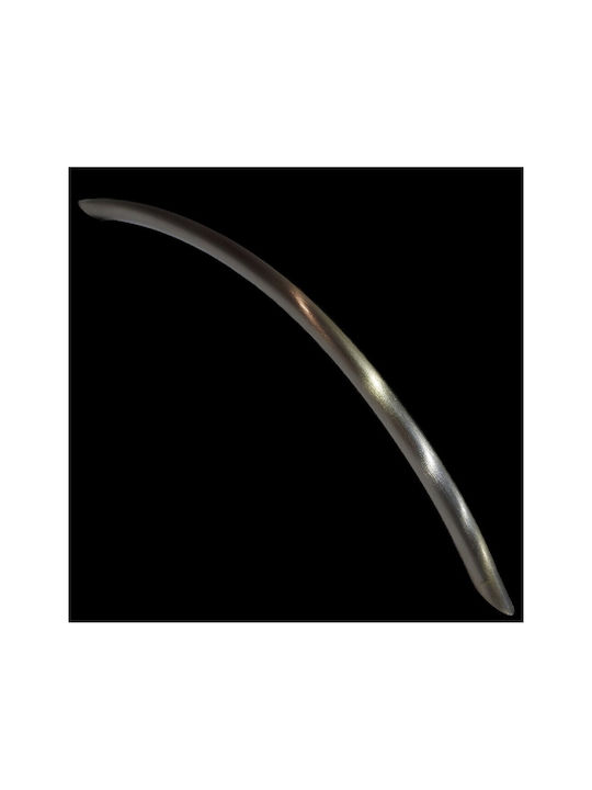 Italian Furniture Handle Eureka 11694-192-ino Nickel Matt Size 19.2cm