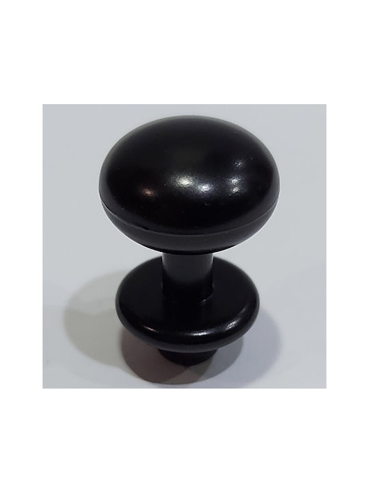 Italian Furniture Knob Eureka 11698-000-acc1 Black Matte D.16