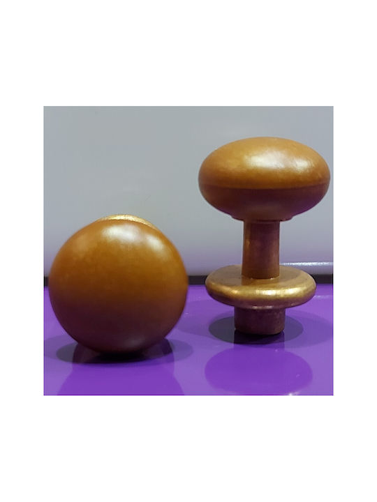 Italian Furniture Knob Eureka 11699-000-acc1 Copper Matte Brown Ø16