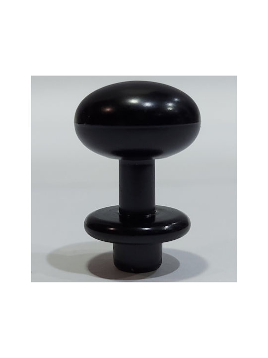 Italian Furniture Knob Eureka 11698-000-acc1 Black Matte D.16