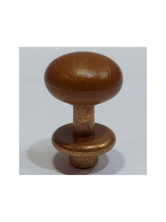 Italian Furniture Knob Eureka 11699-000-acc1 Copper Matte Brown Ø16