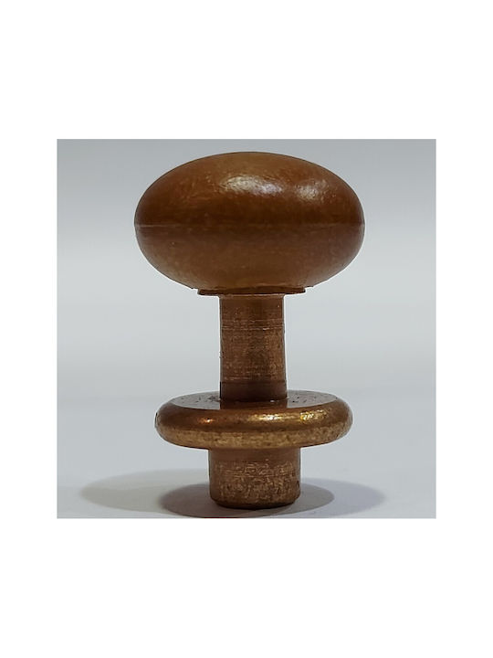 Italian Furniture Knob Eureka 11699-000-acc1 Copper Matte Brown Ø16