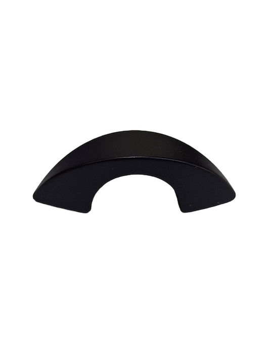 Italian Furniture Handle Eureka 11653-032-ino Black Matte Size 3.2cm