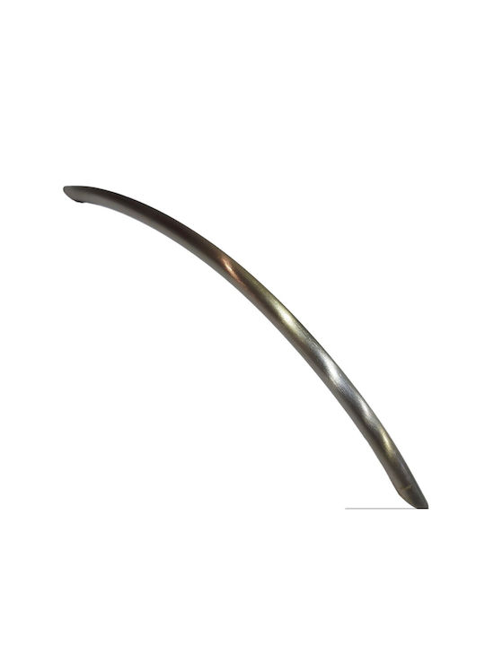Italian Furniture Handle Eureka 11694-192-ino Nickel Matt Size 19.2cm