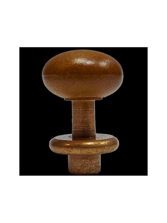 Italian Furniture Knob Eureka 11699-000-acc1 Copper Matte Brown Ø16