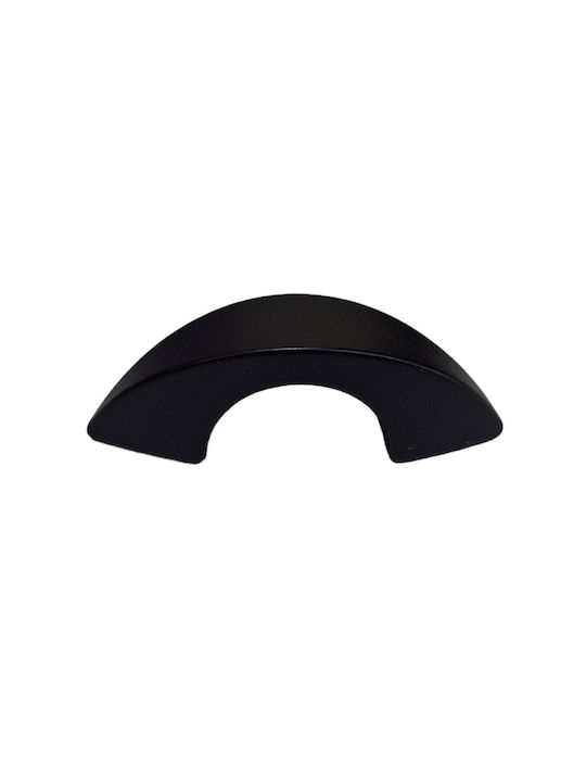 Italian Furniture Handle Eureka 11653-032-ino Black Matte Size 3.2cm