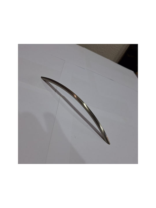Italian Furniture Handle Eureka 11694-192-ino Nickel Matt Size 19.2cm