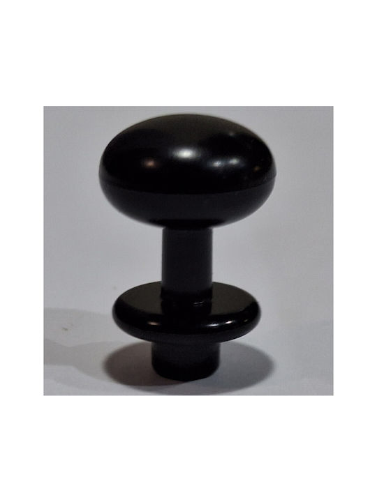 Italian Furniture Knob Eureka 11698-000-acc1 Black Matte D.16