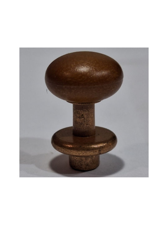 Italian Furniture Knob Eureka 11699-000-acc1 Copper Matte Brown Ø16