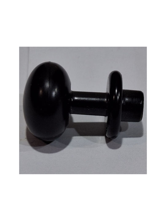 Italian Furniture Knob Eureka 11698-000-acc1 Black Matte D.16