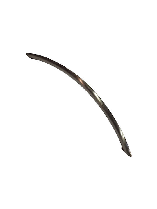 Italian Furniture Handle Eureka 11694-192-ino Nickel Matt Size 19.2cm