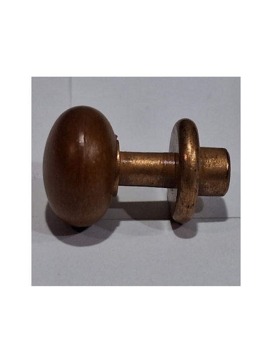 Italian Furniture Knob Eureka 11699-000-acc1 Copper Matte Brown Ø16