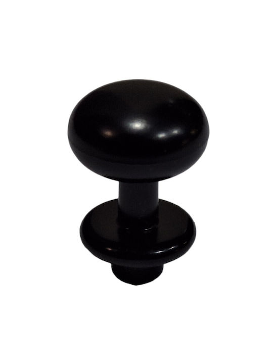 Italian Furniture Knob Eureka 11698-000-acc1 Black Matte D.16