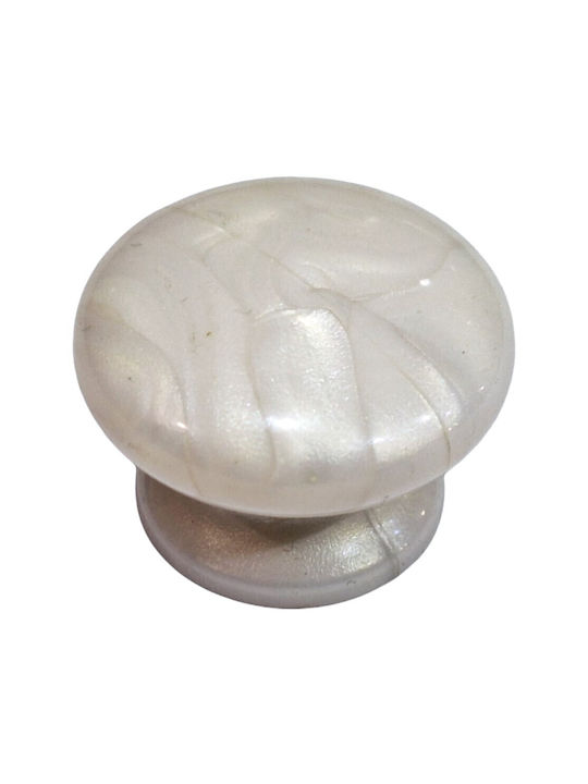 Italian Furniture Knob Eureka 11552-000-mab1 Plastic Dimensions D.29