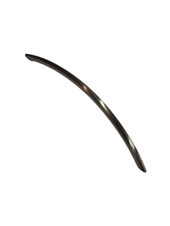 Italian Furniture Handle Eureka 11694-192-ino Nickel Matt Size 19.2cm
