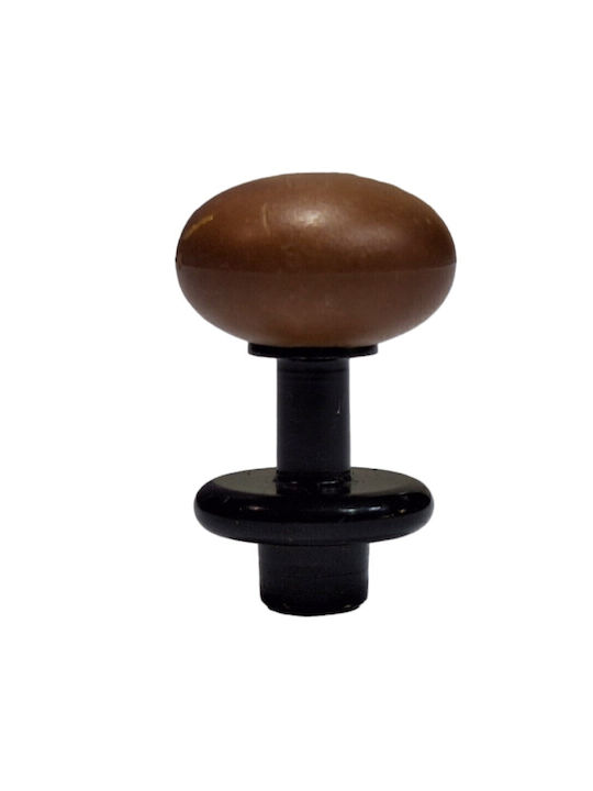 Italian Furniture Knob Eureka 11697-000-acc1 Black Matte Brown D.16