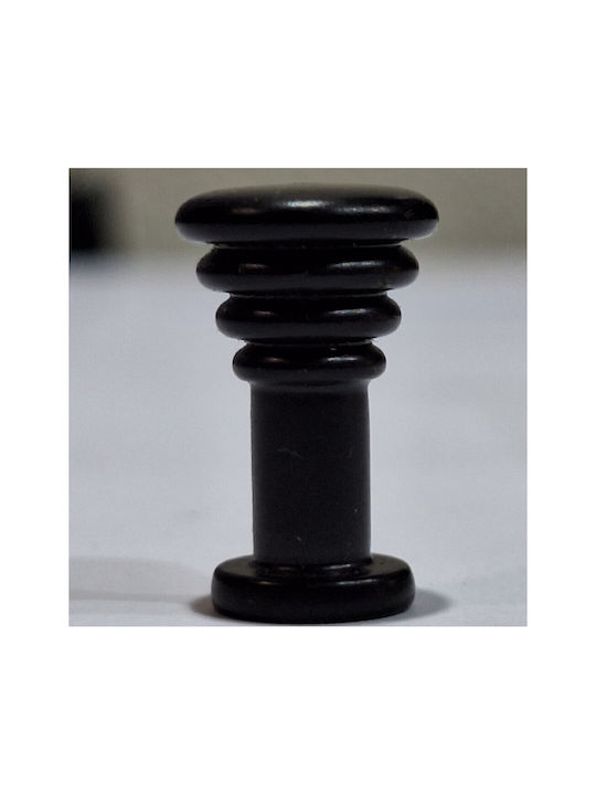 Brass Italian Furniture Knob Eureka 11702-000-14a1 Black Matte D.12