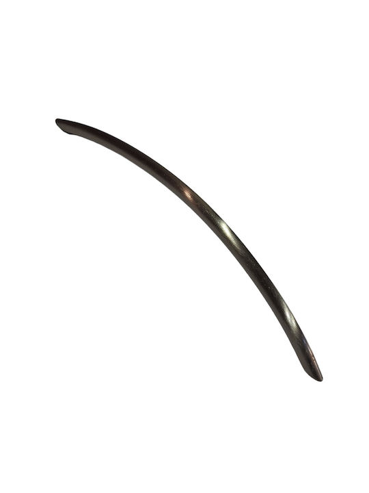 Italian Furniture Handle Eureka 11694-192-ino Nickel Matt Size 19.2cm