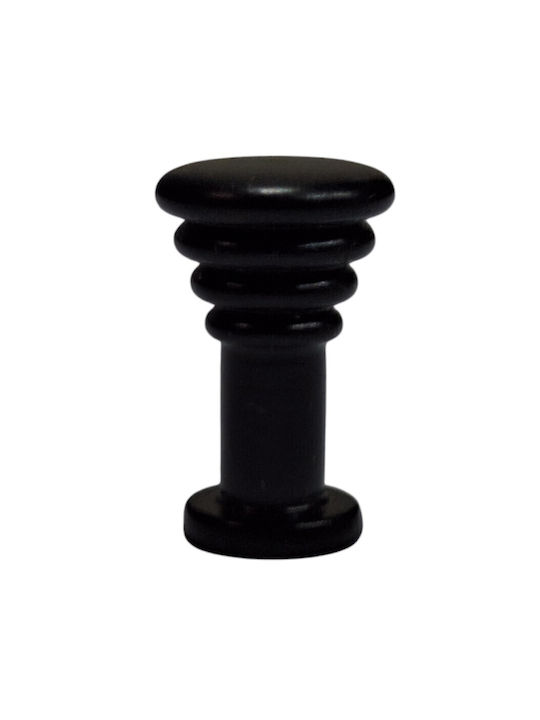 Brass Italian Furniture Knob Eureka 11702-000-14a1 Black Matte D.12