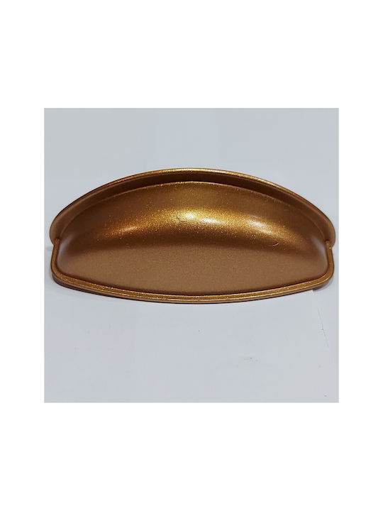 Italian Furniture Flush Handle Eureka 11725-064-brz1 Copper Dimension 6.4cm