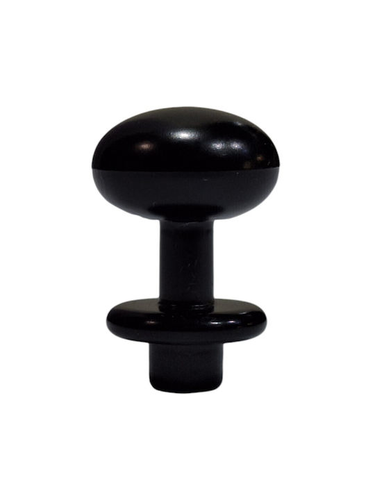 Italian Furniture Knob Eureka 11698-000-acc1 Black Matte D.16