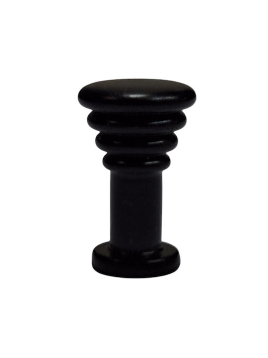 Brass Italian Furniture Knob Eureka 11702-000-14a1 Black Matte D.12