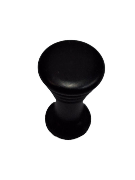 Brass Italian Furniture Knob Eureka 11702-000-14a1 Black Matte D.12