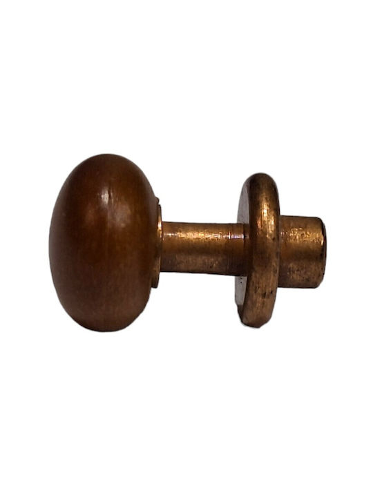 Italian Furniture Knob Eureka 11699-000-acc1 Copper Matte Brown Ø16