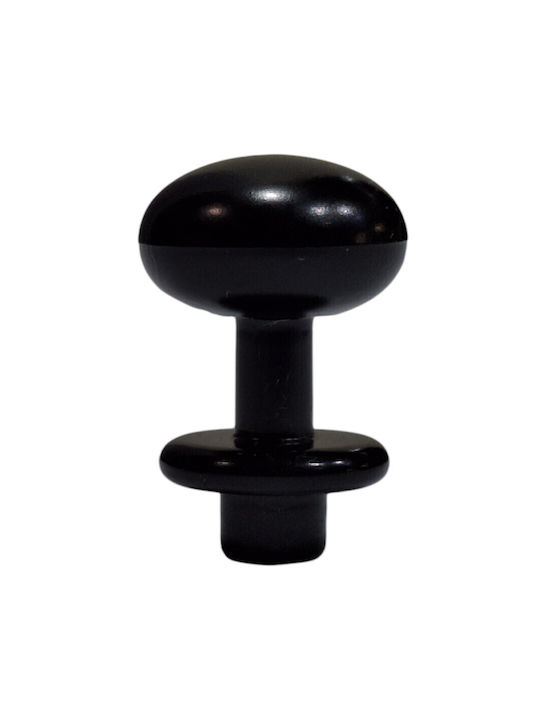 Italian Furniture Knob Eureka 11698-000-acc1 Black Matte D.16