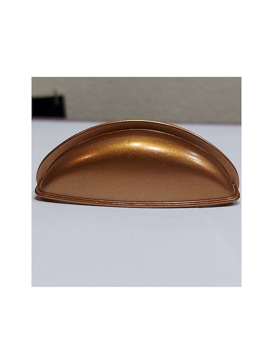 Italian Furniture Flush Handle Eureka 11725-064-brz1 Copper Dimension 6.4cm
