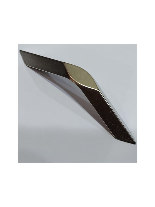 Italian Furniture Handle Eureka 11726-064-roz1 Nickel Matte Size 6.4cm