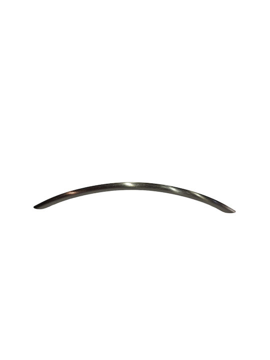 Italian Furniture Handle Eureka 11694-192-ino Nickel Matt Size 19.2cm