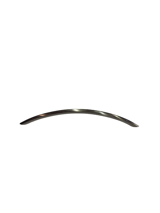 Italian Furniture Handle Eureka 11694-192-ino Nickel Matt Size 19.2cm