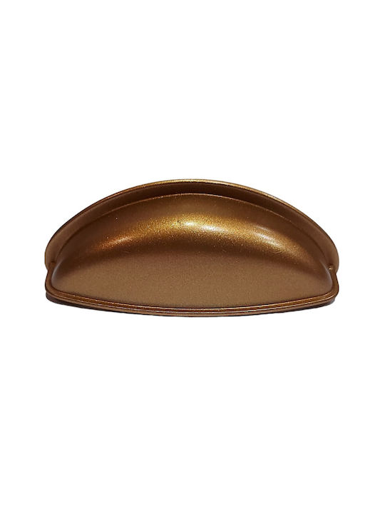 Italian Furniture Flush Handle Eureka 11725-064-brz1 Copper Dimension 6.4cm