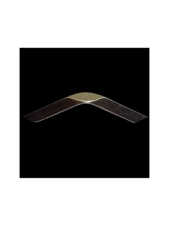 Italian Furniture Handle Eureka 11726-064-roz1 Nickel Matte Size 6.4cm