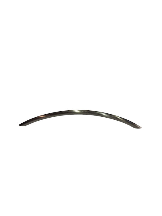 Italian Furniture Handle Eureka 11694-192-ino Nickel Matt Size 19.2cm
