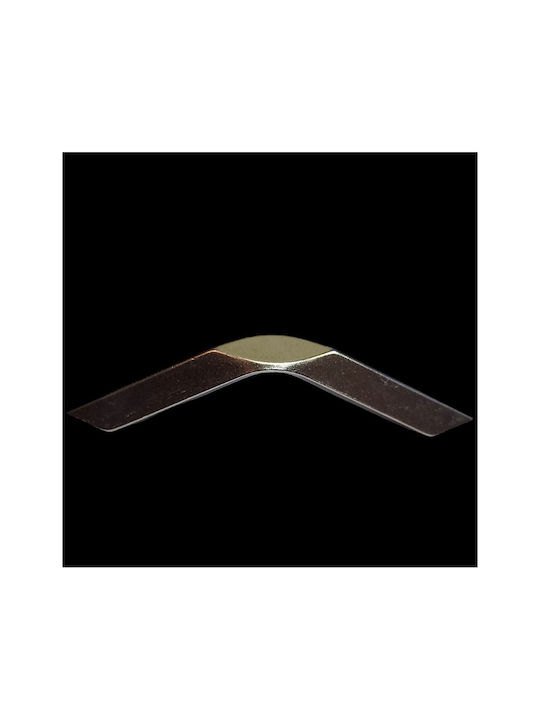 Italian Furniture Handle Eureka 11726-064-roz1 Nickel Matte Size 6.4cm