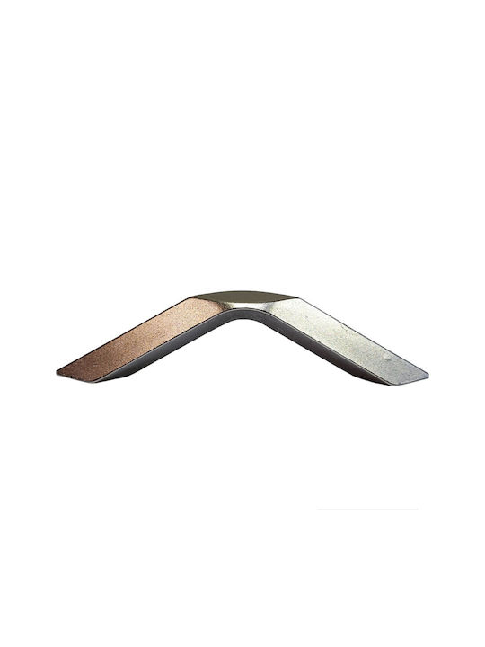 Italian Furniture Handle Eureka 11726-064-roz1 Nickel Matte Size 6.4cm