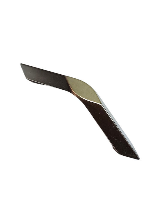 Italian Furniture Handle Eureka 11726-064-roz1 Nickel Matte Size 6.4cm