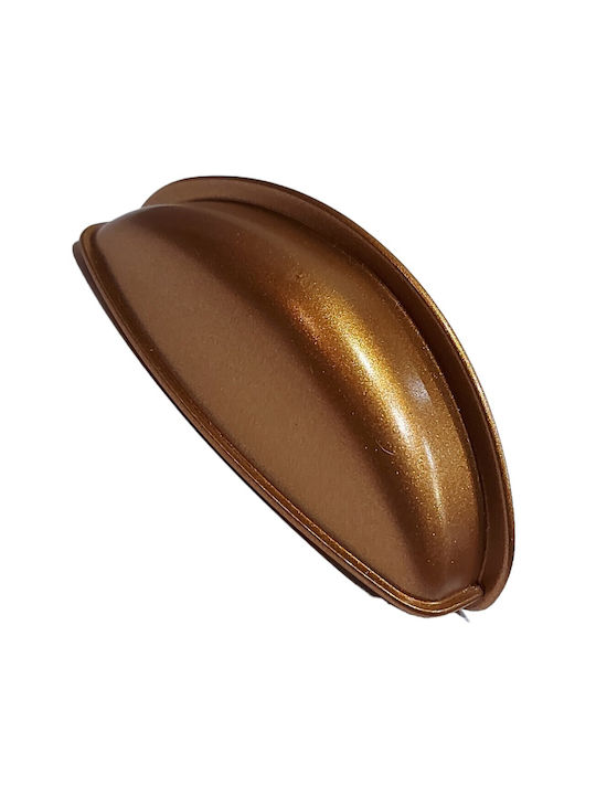 Italian Furniture Flush Handle Eureka 11725-064-brz1 Copper Dimension 6.4cm