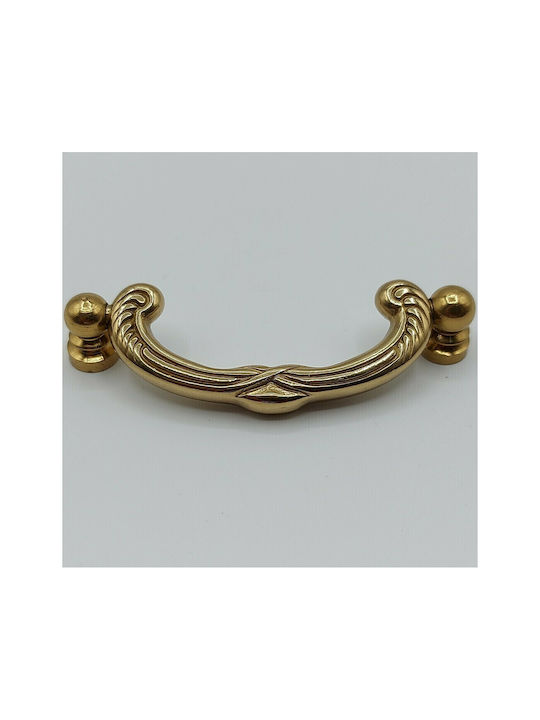 Valli&valli 9009-oro Möbelgriff Gold Glänzend Länge 6,0cm