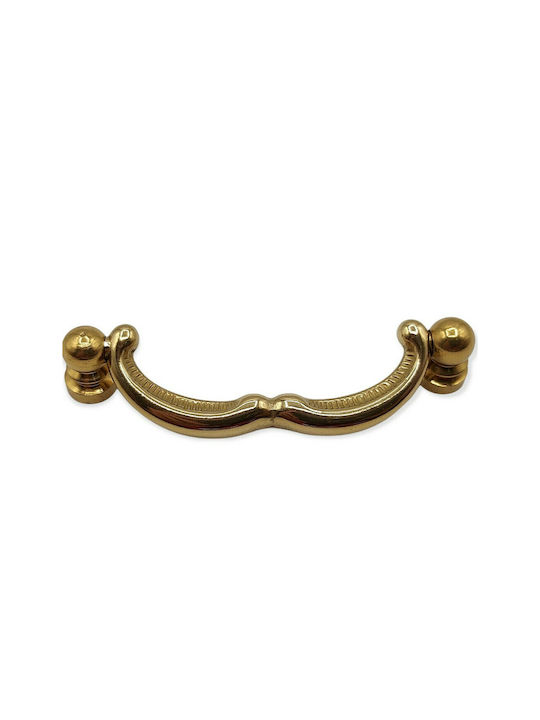 Valli&valli 9007-oro Möbelgriff Gold Glänzend Größe 6,0cm