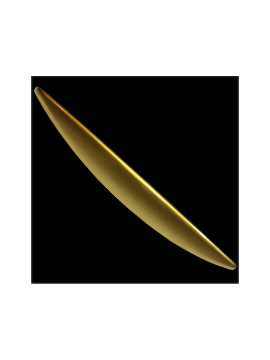 Italian Furniture Handle Eureka 11728-160-brz1 Gold Matte Size 16.0cm