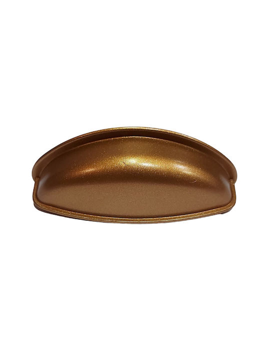 Italian Furniture Flush Handle Eureka 11725-064-brz1 Copper Dimension 6.4cm