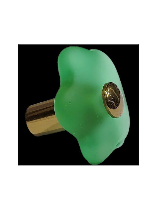 Krisallines Italienisches Möbelgriff Valli&valli 9061-mour Kristall Murano Durchmesser 35
