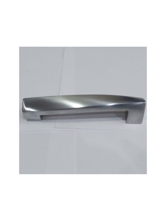 Italienischer Möbelgriff Valli&valli 4793-128-10c1 Chrom Matt Länge 12,8cm