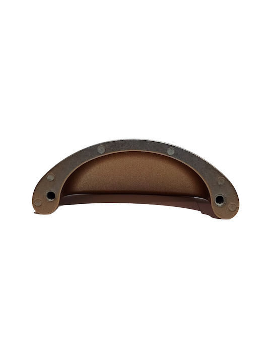 Italian Furniture Flush Handle Eureka 11725-064-brz1 Copper Dimension 6.4cm