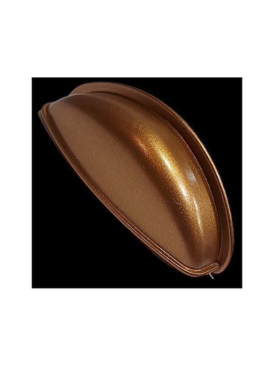 Italian Furniture Flush Handle Eureka 11725-064-brz1 Copper Dimension 6.4cm