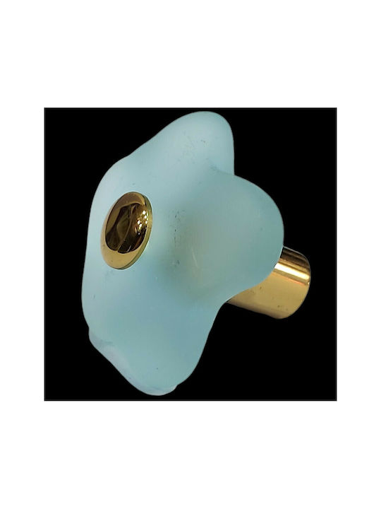 Krisallines Italienisches Möbelgriff Valli&valli 9062-mour Kristall Murano Φ35