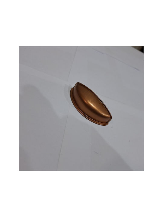 Italian Furniture Flush Handle Eureka 11725-064-brz1 Copper Dimension 6.4cm